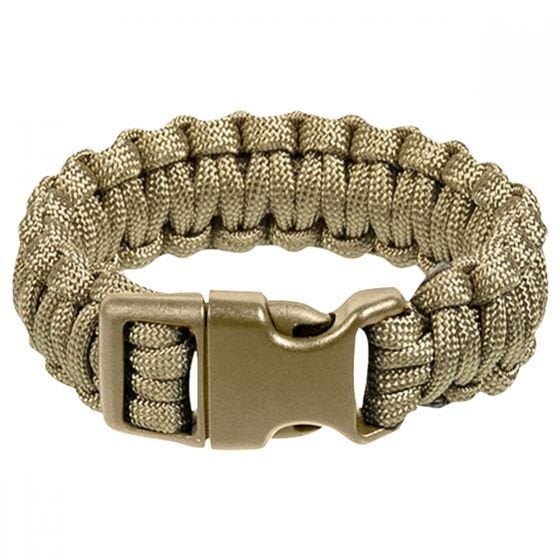 Bransoletka Survivalowa Mil-Tec Paracord 22mm Coyote