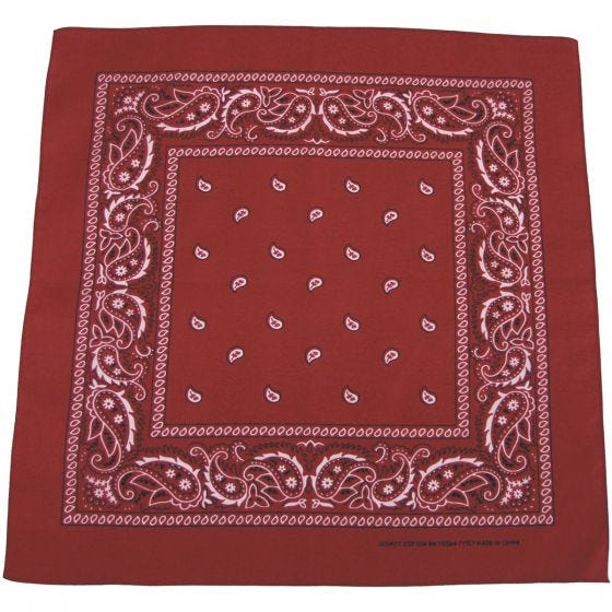 Chusta MFH Bandana Burgundowa