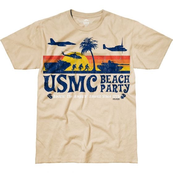 Koszulka T-shirt 7.62 Design USMC Beach Party Sand