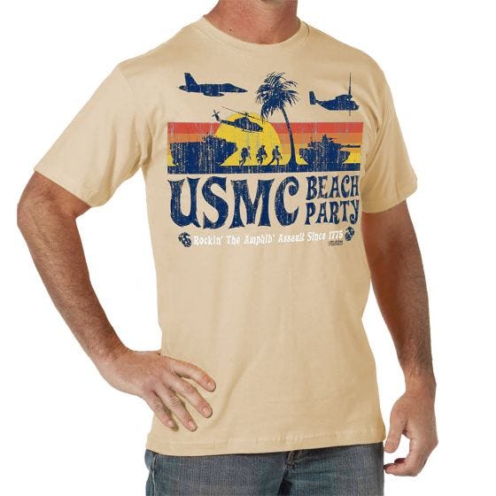 Koszulka T-shirt 7.62 Design USMC Beach Party Sand