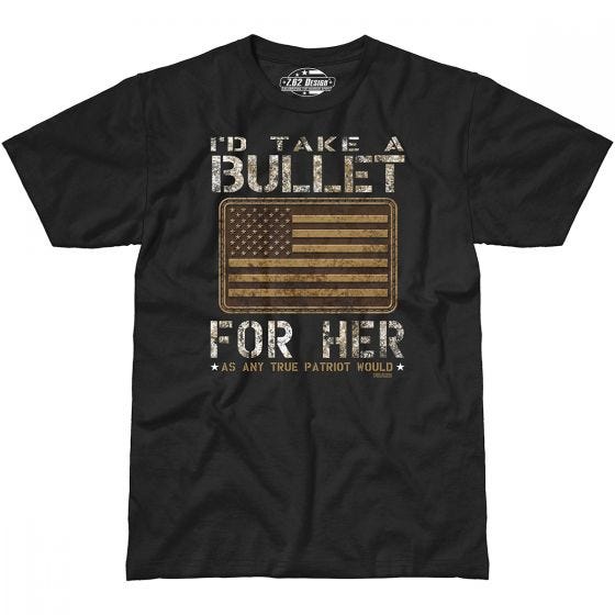 Koszulka T-shirt 7.62 Design Bullet Her Czarna