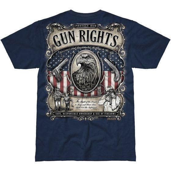 Koszulka T-shirt 7.62 Design Gun Rights Navy Blue