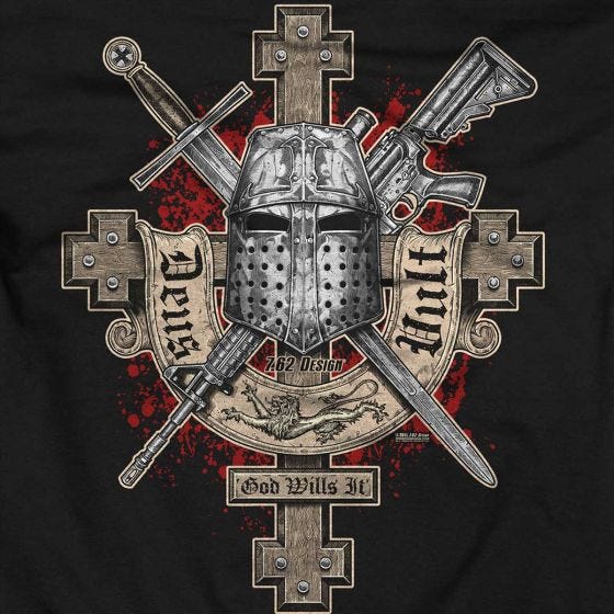 Bluza 7.62 Design Deus Vult Czarna