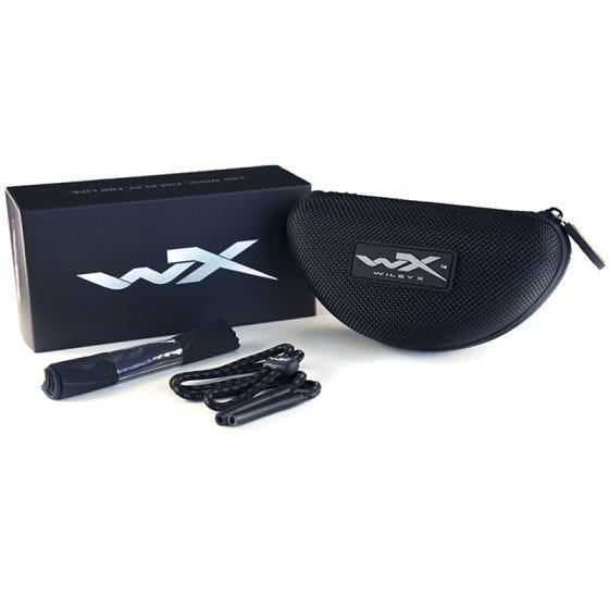 Okulary Taktyczne Wiley X WX Nash - Polarized Smoke Grey - Czarne
