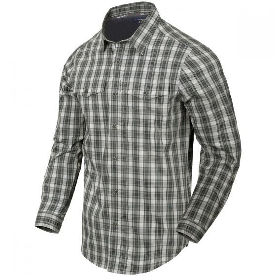 Koszula w Kratkę Helikon Covert Concealed Carry Foggy Grey Plaid