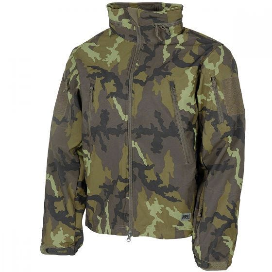 Kurtka MFH Scorpion Soft Shell Czech Woodland