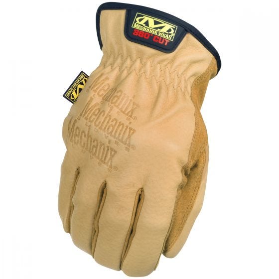 Rękawice Taktyczne Mechanix Wear Leather Driver F9-360 Brązowe