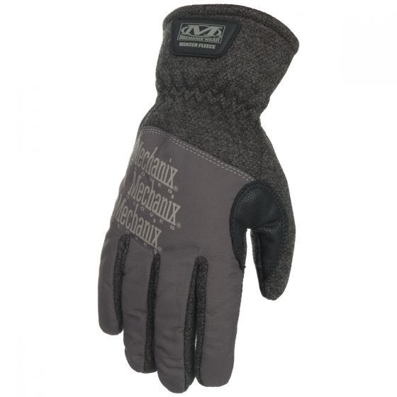 Rękawice Taktyczne Mechanix Wear Winter Fleece Szaro-Czarne