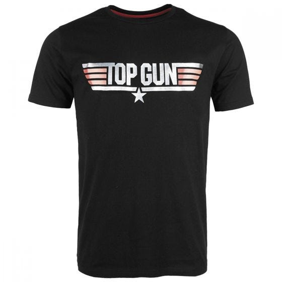 Koszulka T-shirt Mil-Tec Top Gun Czarna