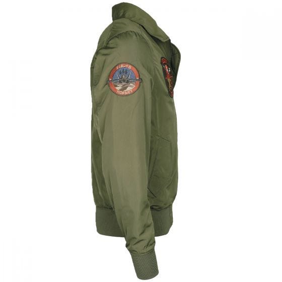 Kurtka Lotnicza Mil-Tec Top Gun Hornet Olive Drab