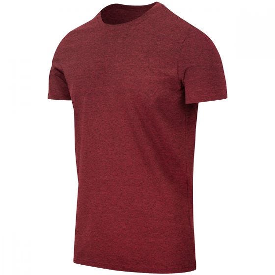 Koszulka T-Shirt Helikon Slim Melange Red