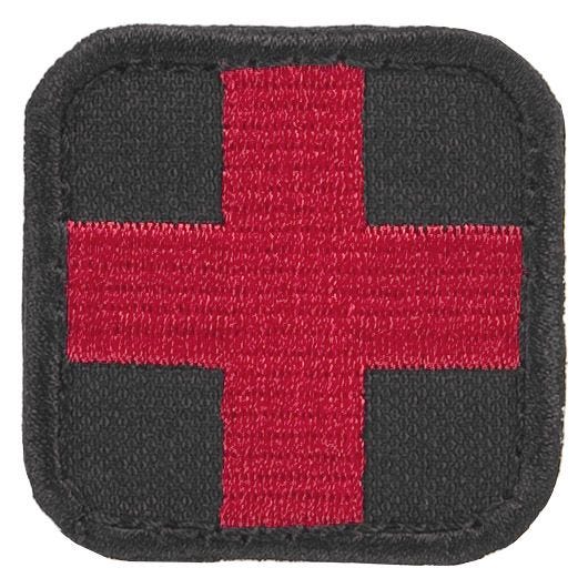 Naszywka Condor Medic Patch Czarno-Czerwona