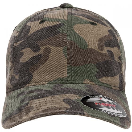 Czapka Flexfit Garment Washed Camo Woodland