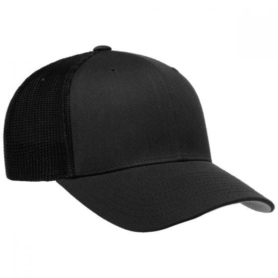 Czapka Flexfit Mesh Trucker Czarna