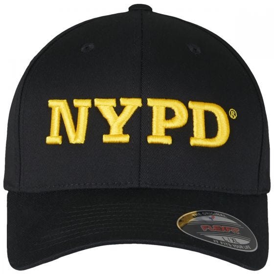 Czapka Flexfit NYPD 3D Logo Czarna