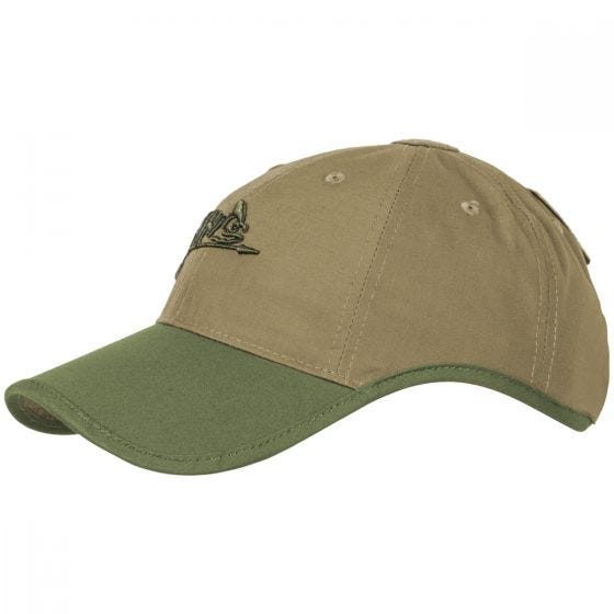 Czapka Helikon Logo Cap Polycotton Ripstop Coyote / Olive Green