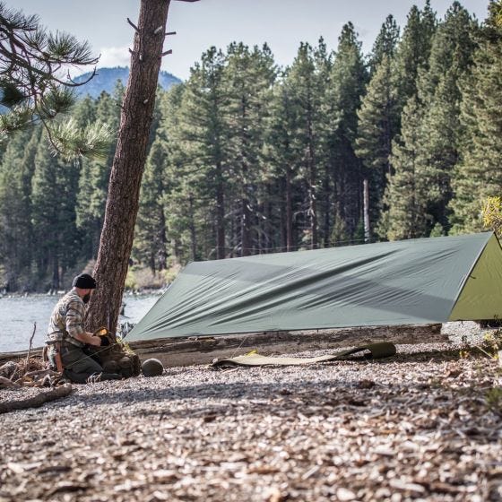 Płachta Biwakowa Helikon Supertarp Granatowy