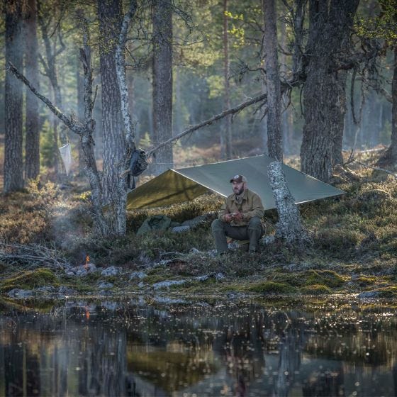 Płachta Biwakowa Helikon Supertarp Granatowy