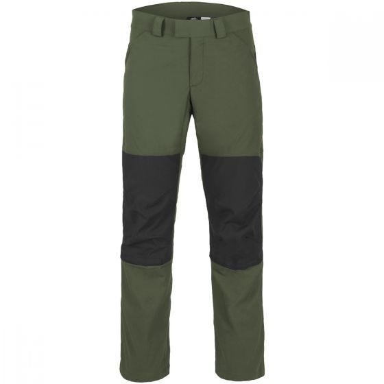 Spodnie Helikon Woodsman Taiga Green / Czarne