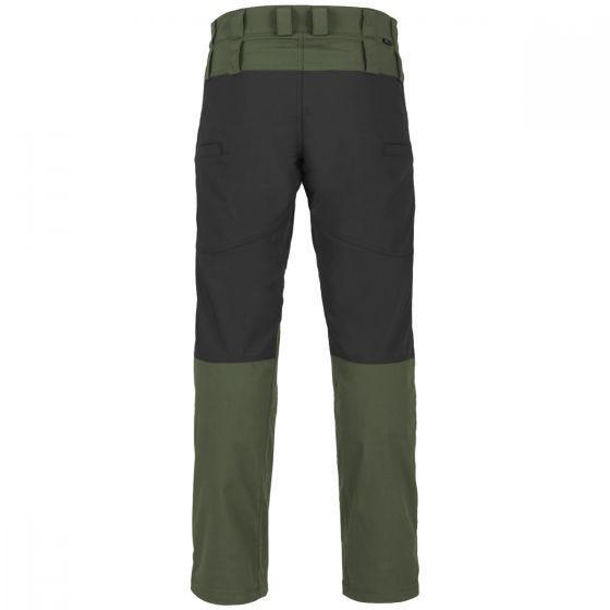 Spodnie Helikon Woodsman Taiga Green / Czarne