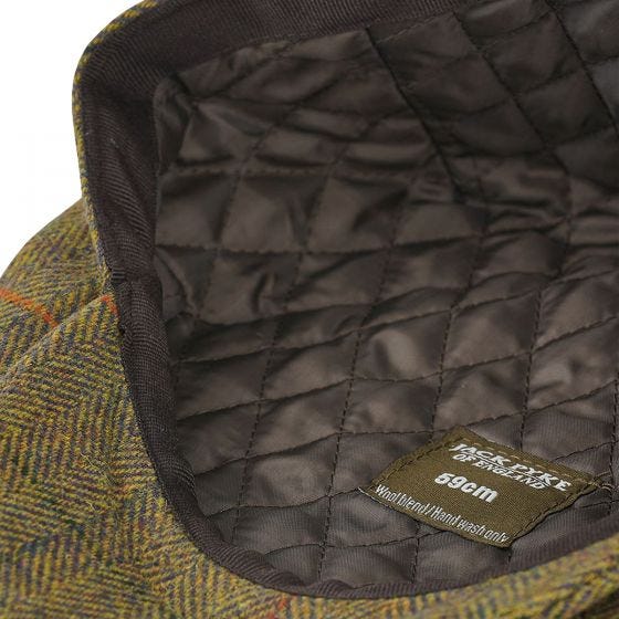 Czapka Kaszkiet Jack Pyke Wool Tweed Brown