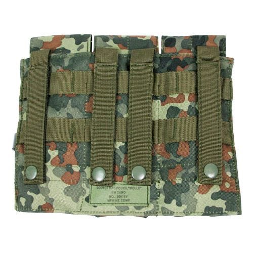 Ładownica Potrójna MFH na Magazynki M4/M16 MOLLE Flecktarn