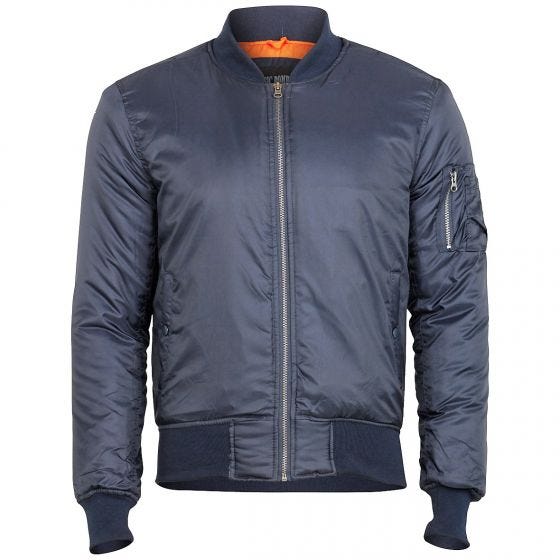 Kurtka Flek Surplus Basic Bomber Navy