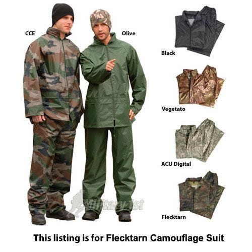 Komplet Przeciwdeszczowy Mil-Tec Flecktarn