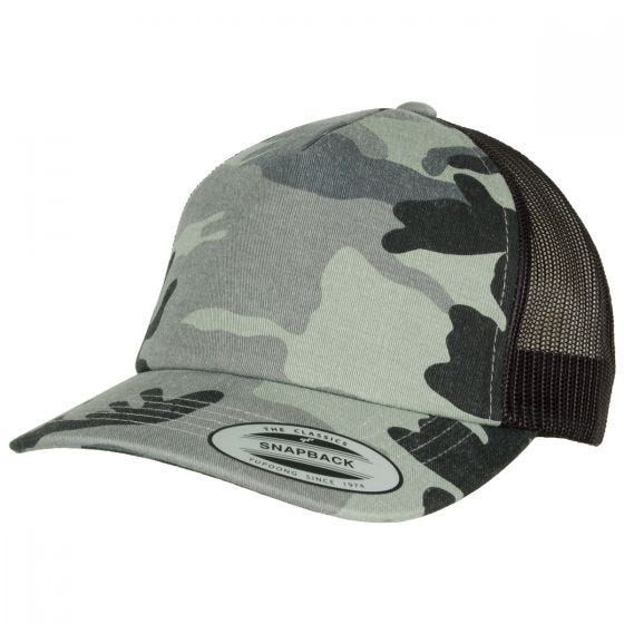 Czapka YP Camo Trucker Dark Camo/Czarna