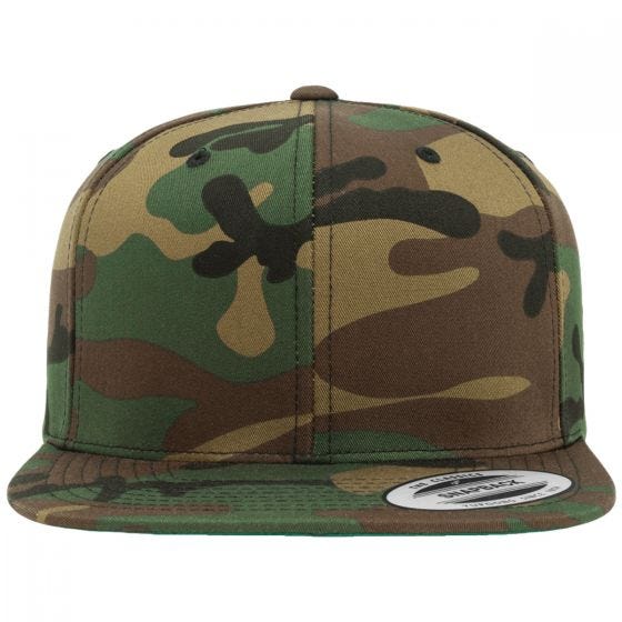 Czapka z Prostym Daszkiem YP Camo Classic Woodland