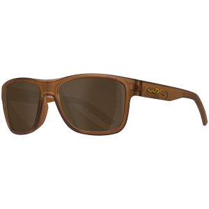 Okulary Taktyczne Wiley WX Ovation - Brown Lenses / Matte Rootbeer Frame