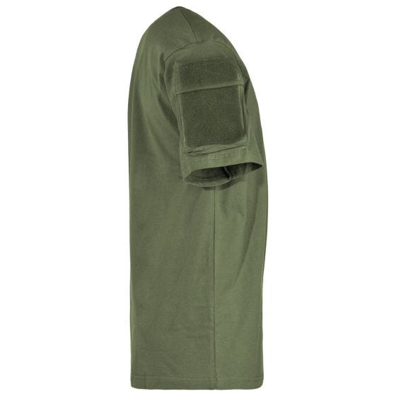 Koszula MFH US z Kieszeniami na Rękawach Krótki Rękaw - OD Green
