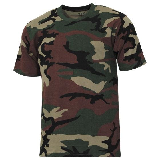 Koszulka T-shirt MFH US Streetstyle - Woodland