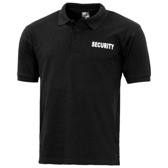 Koszulka Polo MFH Security - Czarna