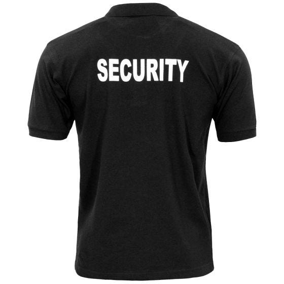 Koszulka Polo MFH Security - Czarna