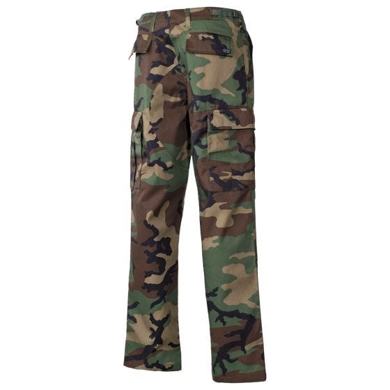 Spodnie MFH US BDU Reinforced - Woodland