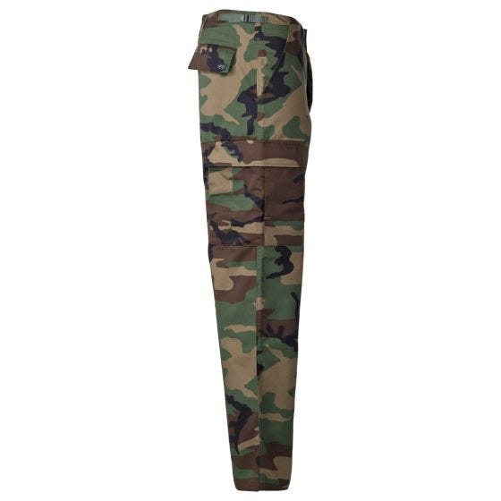 Spodnie MFH US BDU Reinforced - Woodland