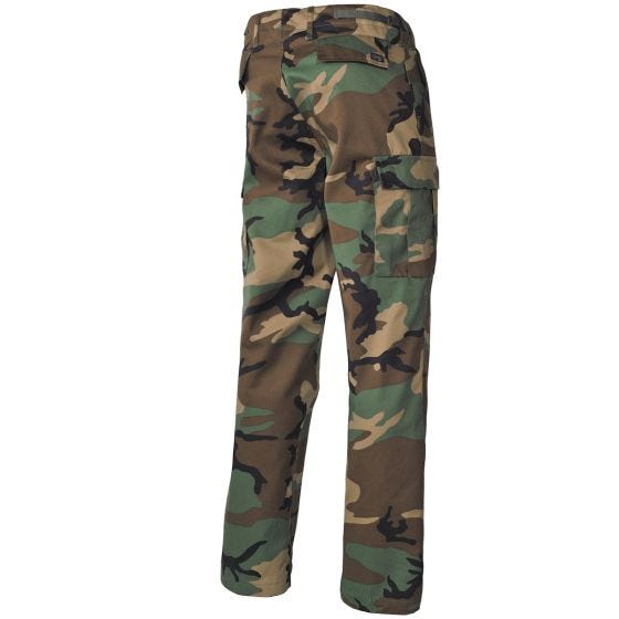 Spodnie MFH US BDU Combat - Woodland