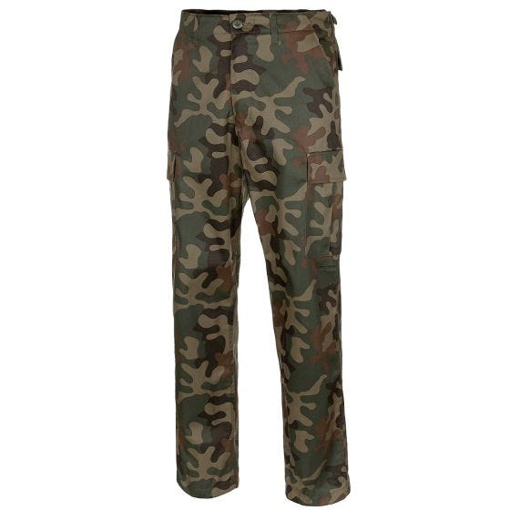 Spodnie MFH US BDU Combat - Polish Woodland