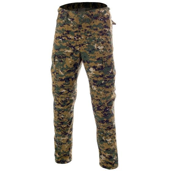 Spodnie MFH BDU Combat Ripstop Digital Woodland