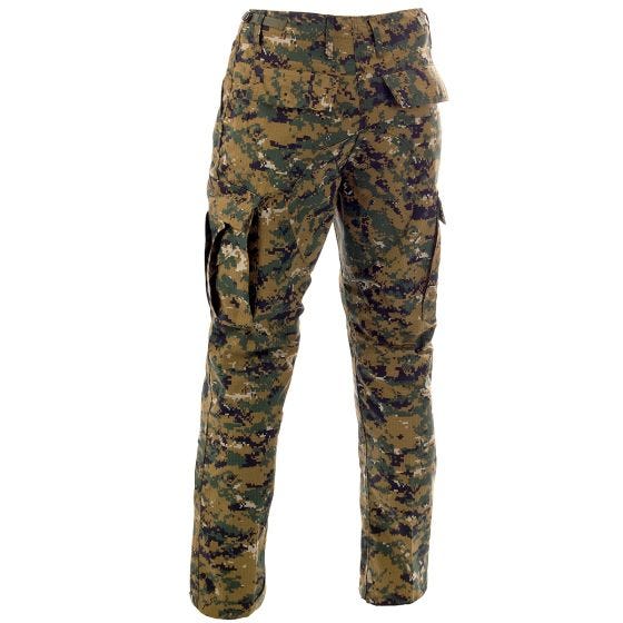 Spodnie MFH BDU Combat Ripstop Digital Woodland