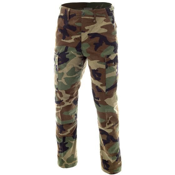 Spodnie MFH BDU Combat Ripstop Woodland