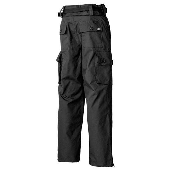 Spodnie MFH Commando Smock Ripstop - Czarne