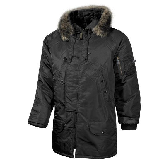 Kurtka MFH US N3B Polar Czarna
