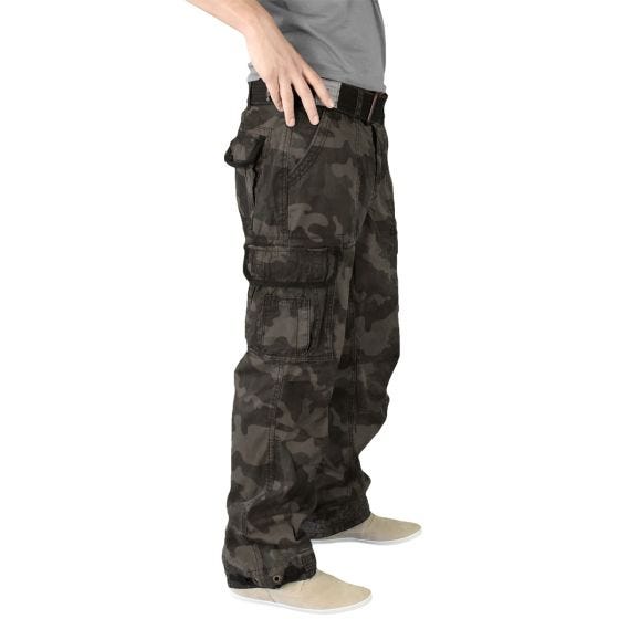 Spodnie Surplus Premium Vintage Black Camo