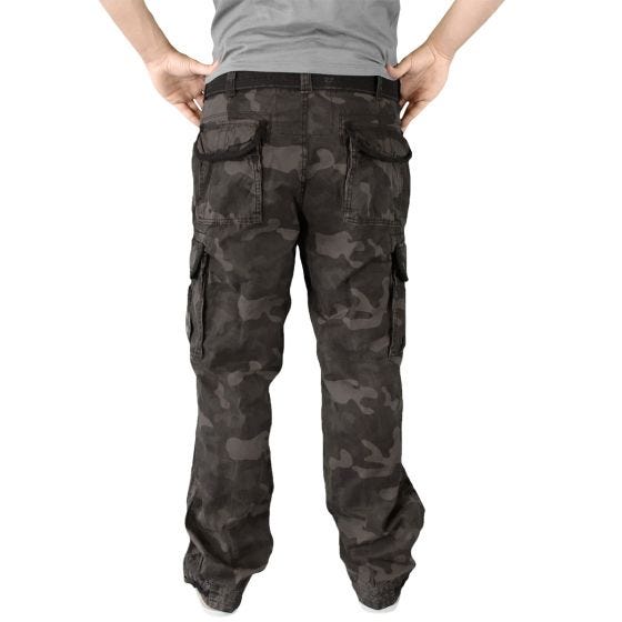 Spodnie Surplus Premium Vintage Black Camo