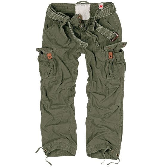 Spodnie Surplus Premium Vintage Oliwkowe