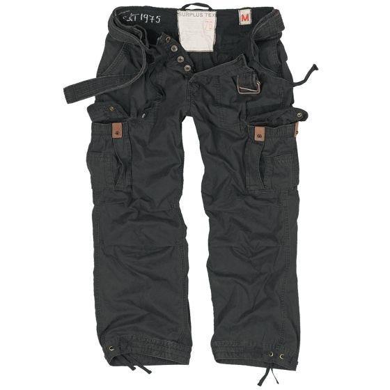 Spodnie Surplus Premium Vintage Czarne