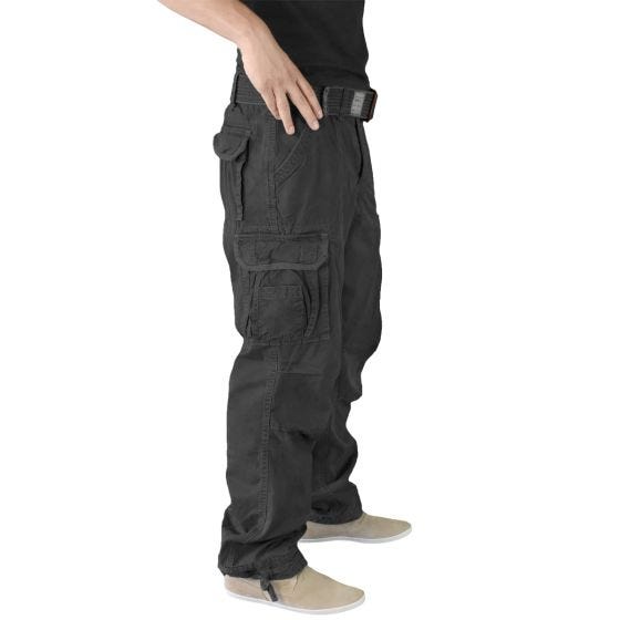 Spodnie Surplus Premium Vintage Czarne