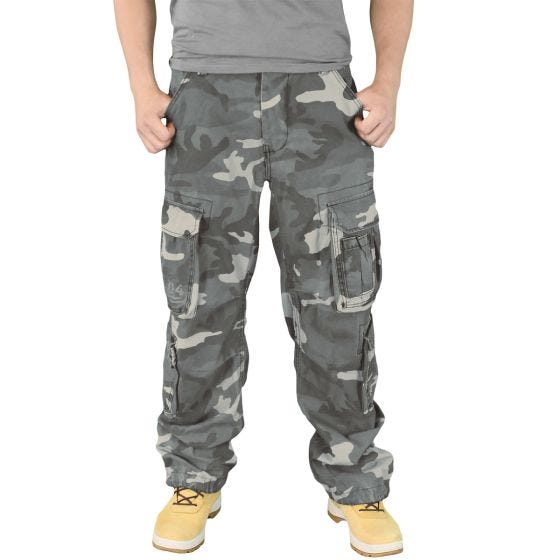 Spodnie Surplus Airborne Vintage Night Camo